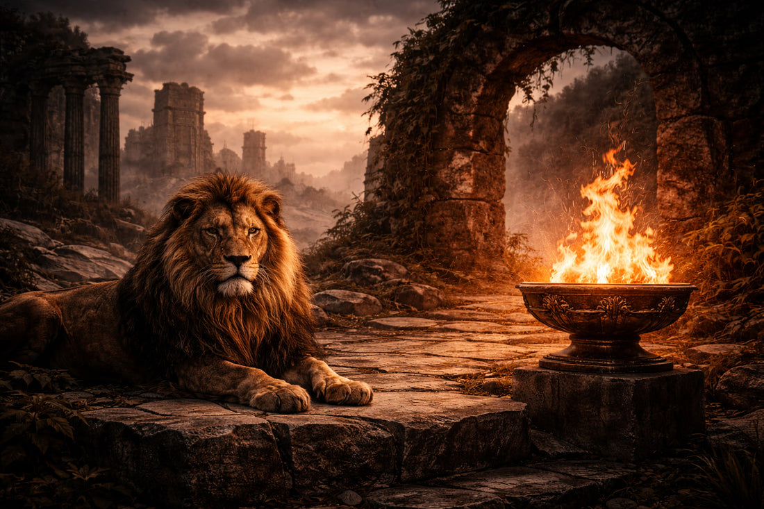 The Lion, the Flame, the Ruin: Apocalyptic Symbols Explained